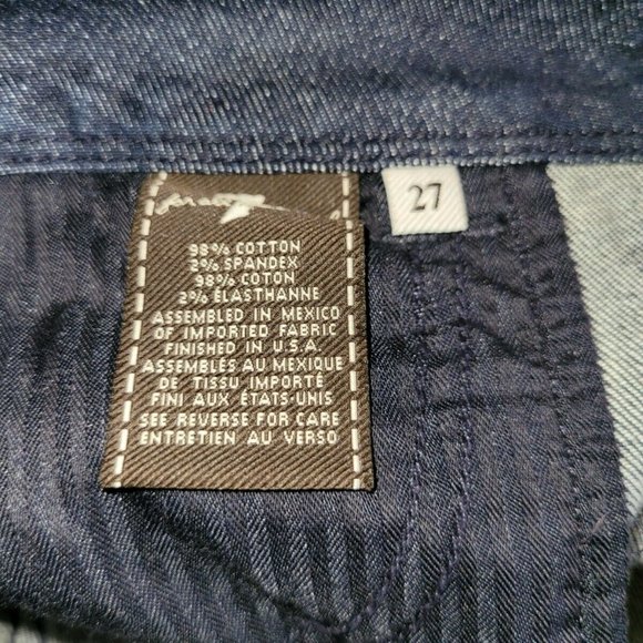 7 For All Mankind Sz 27 Front Pencil Skirt - Picture 3 of 7